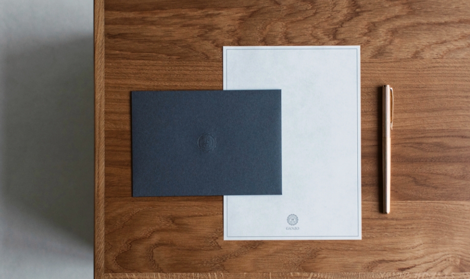 GANZOオリジナルレターセット