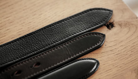 ベルトの良し悪しを決める細部の仕上げ